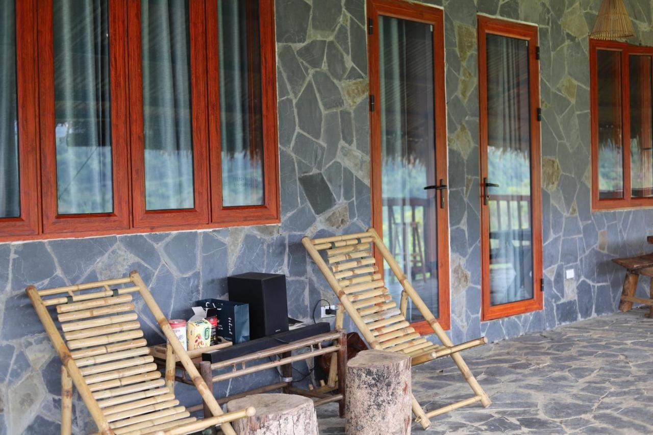 Ferienwohnung Moc Chau Peachy Garden Exterior foto